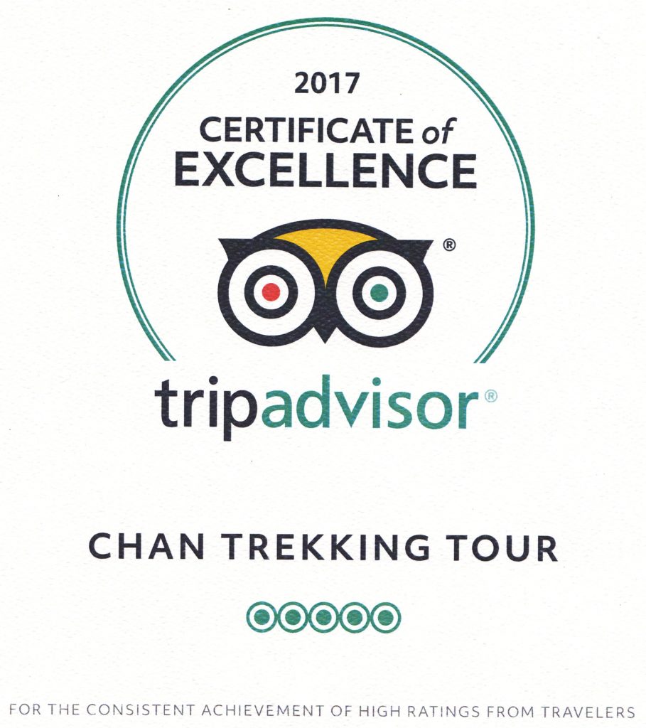 certificate-of-excellence-tripadvisor-chan-trekking-tour-2017